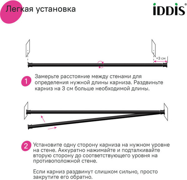 Карниз для ванны IDDIS Elegante RSB0120i14