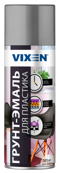 Грунт-эмаль Vixen Для пластика VX50102 - фото