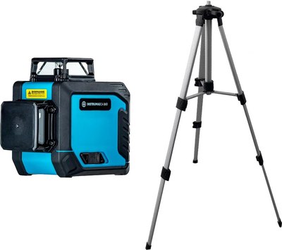Лазерный уровень Instrumax 3-360 + штатив телескопический 1/4 (5/8) / IM0138_K  - фото