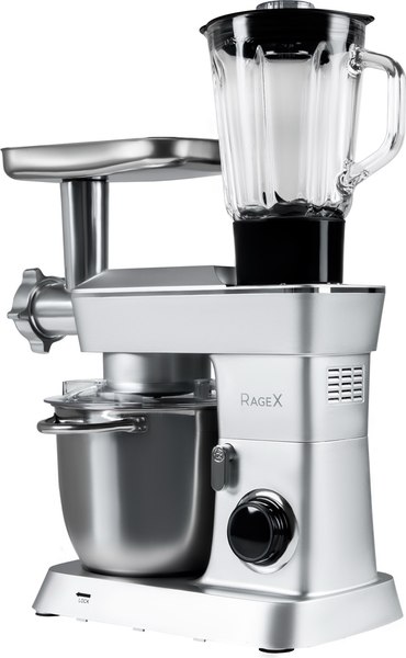 Кухонный комбайн RAGEX R112-900 (серебристый)