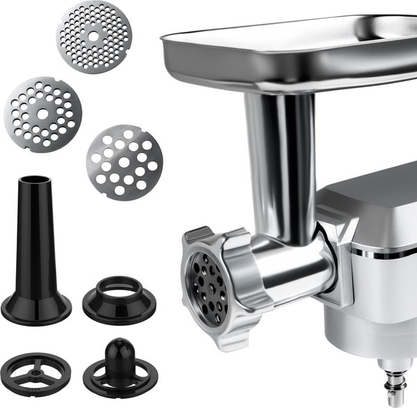 Кухонный комбайн RAGEX R112-900 (серебристый)