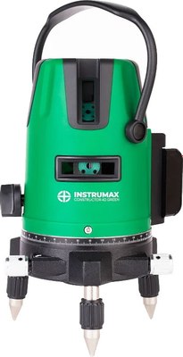 Лазерный уровень Instrumax Constructor 4D Green + штатив телескопический / IM0140_K 