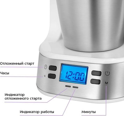 Капельная кофеварка Kitfort КТ-7625