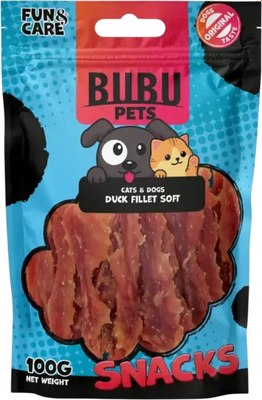Лакомство для животных Bubu Pets Вяленая утиная грудка / PS0061 - фото