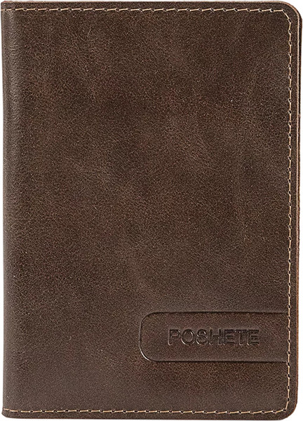 Обложка для автодокументов Poshete 604-127-V-K/NP-BRW - фото