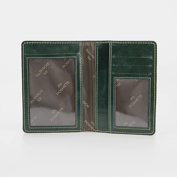 Обложка для автодокументов Poshete 604-127-V-K/NP-GRN