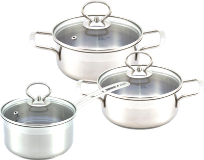 Набор кастрюль Кухар Крокус Классика - фото