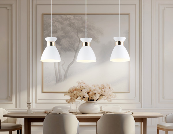 Люстра Ambrella TR8466/3 WH/FGD