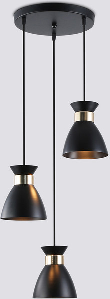 Люстра Ambrella TR8469/3 BK/FGD - фото