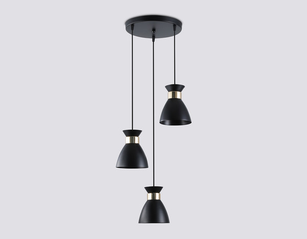 Люстра Ambrella TR8469/3 BK/FGD