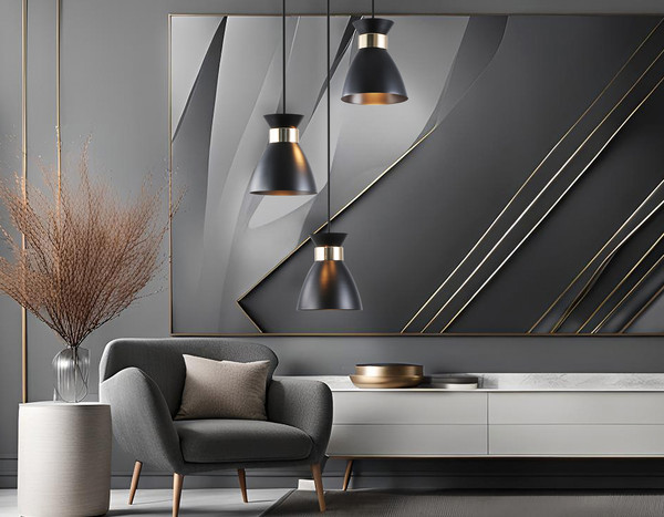 Люстра Ambrella TR8469/3 BK/FGD