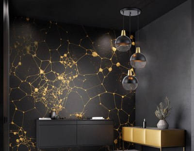 Люстра Ambrella TR8505/3 BK/CP (черный/медь)