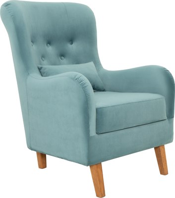 Кресло мягкое KRONES Калипсо НПБ (велюр, эвкалипт) - фото