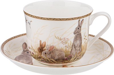 Чашка с блюдцем Lefard Охота 415-2221 - фото