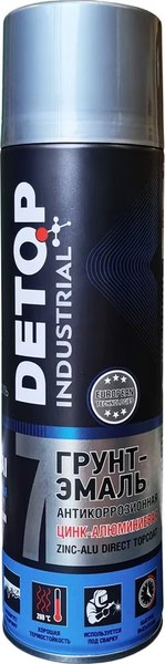 Грунт-эмаль Detop №7 Антикоррозионная цинк-алюминиевая DTI-A0768 - фото