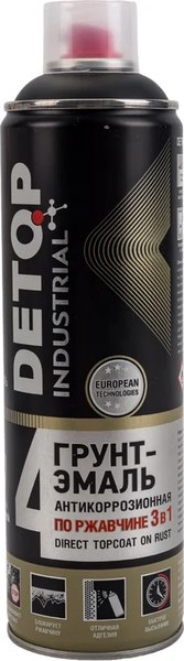 Грунт-эмаль Detop №4 по ржавчине 3в1 DTI-A07721 - фото