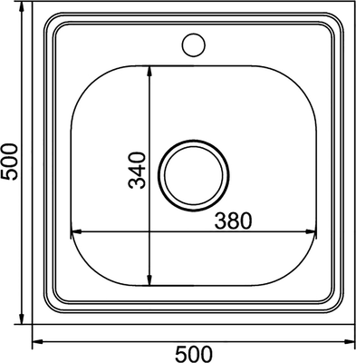 Мойка кухонная Mixline 555228