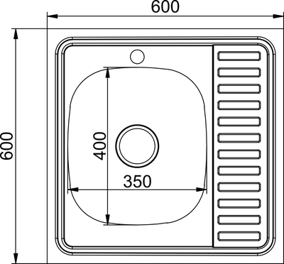 Мойка кухонная Mixline L 555230
