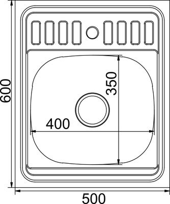 Мойка кухонная Mixline 555229