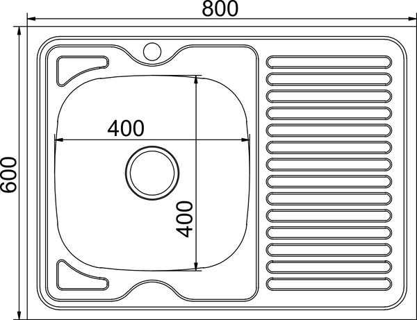 Мойка кухонная Mixline R 555235
