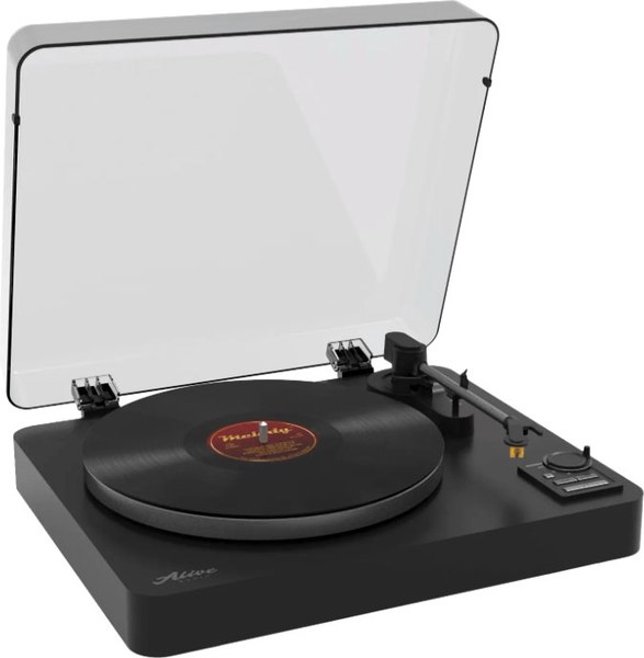 Проигрыватель виниловых пластинок Alive Audio Magna с Bluetooth AA-AMA-01-BK - фото