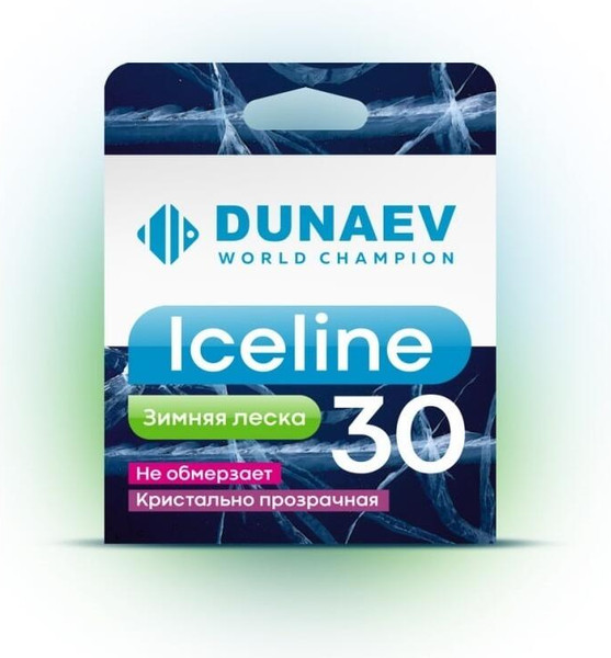 Леска монофильная Dunaev Ice Line 30m 0.16мм / DVF014