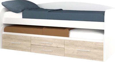 Двухъярусная выдвижная кровать Артём-Мебель СН 108.02  - фото