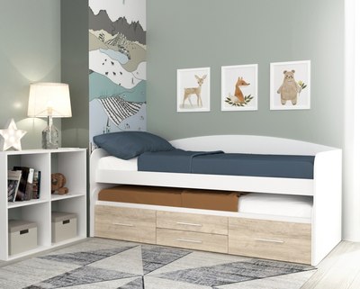 Двухъярусная выдвижная кровать Артём-Мебель СН 108.02 