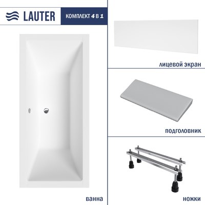 Ванна акриловая Lauter Oasis 170 / 21203070