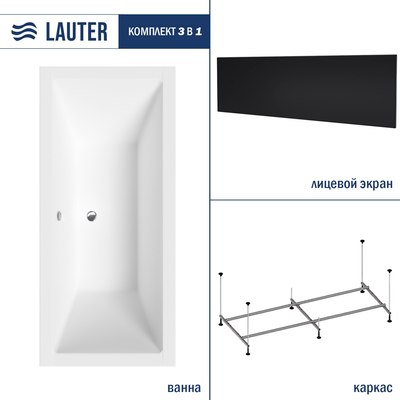 Ванна акриловая Lauter Oasis 170 / 21203070 - фото