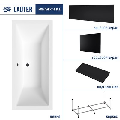 Ванна акриловая Lauter Oasis 170 / 21203070 - фото