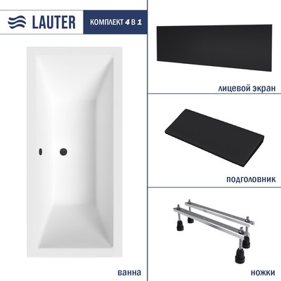 Ванна акриловая Lauter Oasis 180 / 21203080