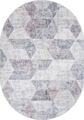 Ковер Merinos Zumma F257-OVAL-PINK - фото