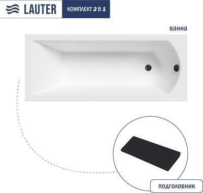 Ванна акриловая Lauter Amelia 150 / 21204050