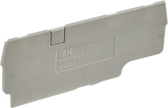 Заглушка для клеммной колодки IEK YCT22-00-3-K03-004-ZGL - фото