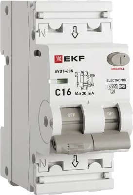 Дифференциальный автомат EKF PROxima D63N26EA16C30 - фото