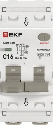 Дифференциальный автомат EKF PROxima D63N26EA16C30