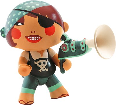 Фигурка коллекционная Djeco Arty Toys Пират Кариба / DJ06814 - фото