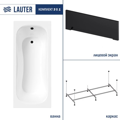 Ванна акриловая Lauter Sophia 140 / 21205140 - фото