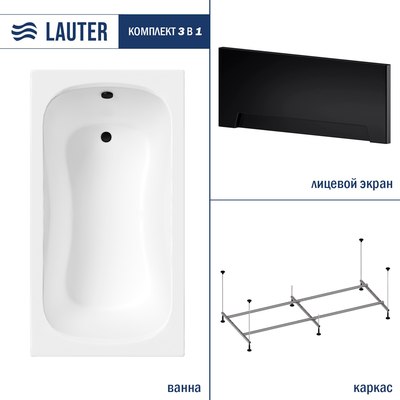 Ванна акриловая Lauter Sophia 130 / 21205130