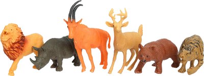 Набор фигурок игровых Играем вместе Дикие животные / YG97745-R - фото