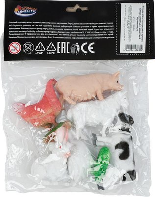 Набор фигурок игровых Играем вместе Домашние животные / YG98434-R