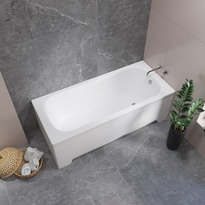 Ванна акриловая Lauter Sophia 150 / 21205150 (с серым подголовником)