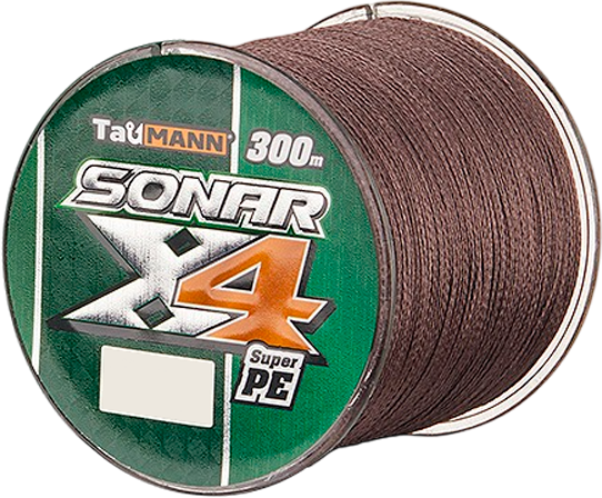 Леска плетеная TauMANN Sonar PE X4 300м 8 0.47мм / 06278 - фото