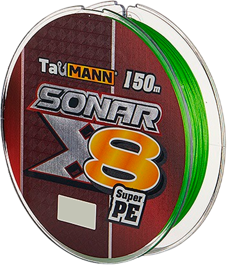 Леска плетеная TauMANN Sonar PE X8 150м 0.6 0.12мм / 06289 - фото