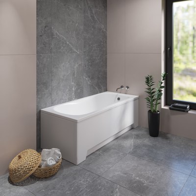 Ванна акриловая Lauter Sophia 150 / 21205150 (с каркасом и белым лицевым экраном)