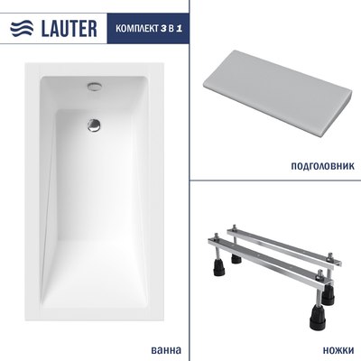 Ванна акриловая Lauter Estelle 120 / 21206020