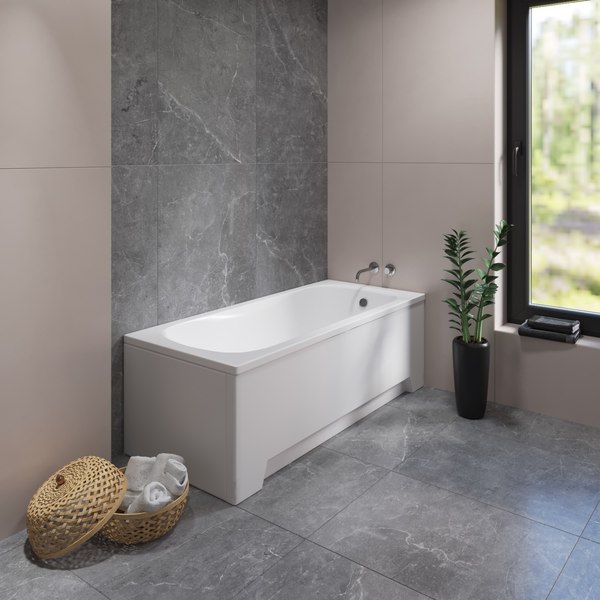 Ванна акриловая Lauter Sophia 170 / 21205170 (с каркасом)