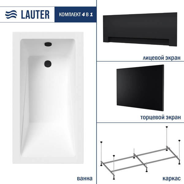 Ванна акриловая Lauter Estelle 120 / 21206020