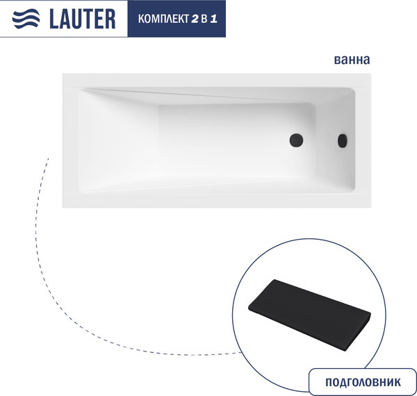 Ванна акриловая Lauter Estelle 170 / 21206070